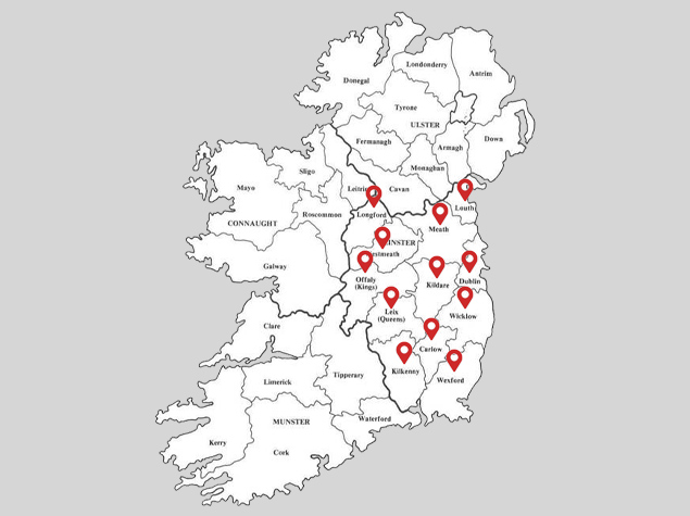 GS Concrete Pumping Dublin Map