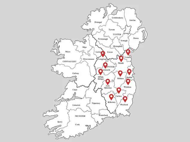 GS Concrete Pumping Dublin Map